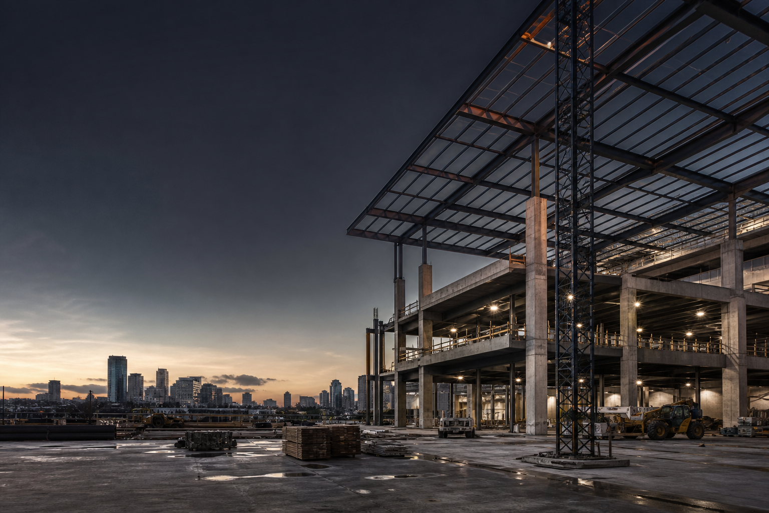 Premium construction site